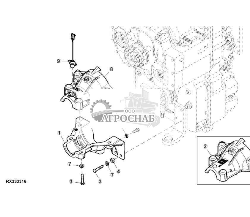 Retainers, Front Drive Shaft, 8C PST 